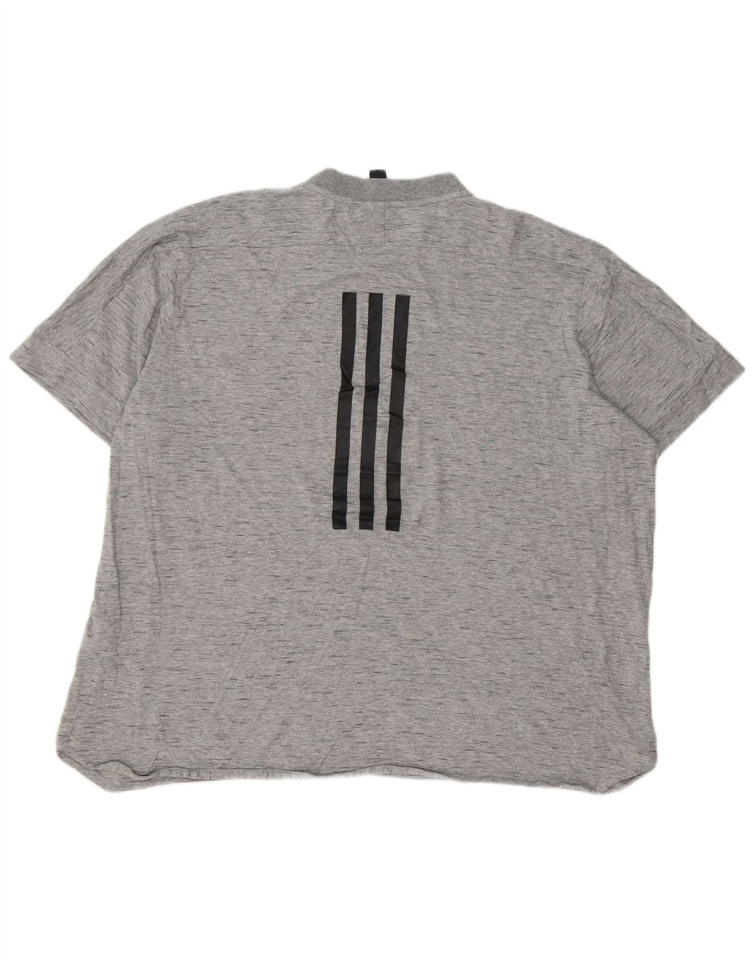 T-shirt da uomo Adidas Top 2XL cotone chiazzato grigio