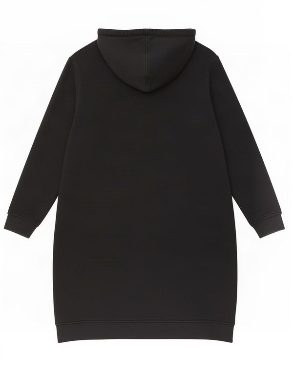 Abito con cappuccio a maniche lunghe da donna Marks & Spencer UK 18 XL cotone nero