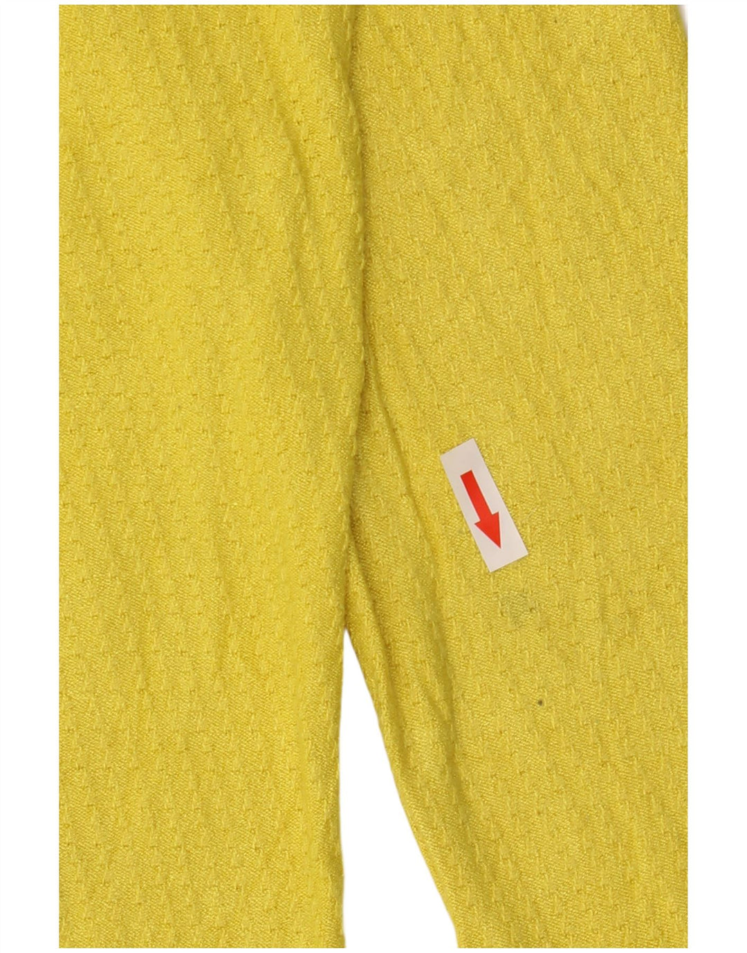 Maglione maglione girocollo da donna Zara UK 12 giallo medio