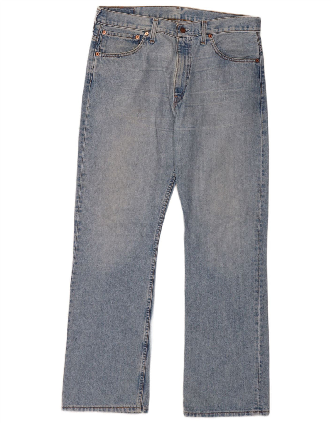 Levi's Uomo 507 Jeans Bootcut W36 L34 Cotone Blu