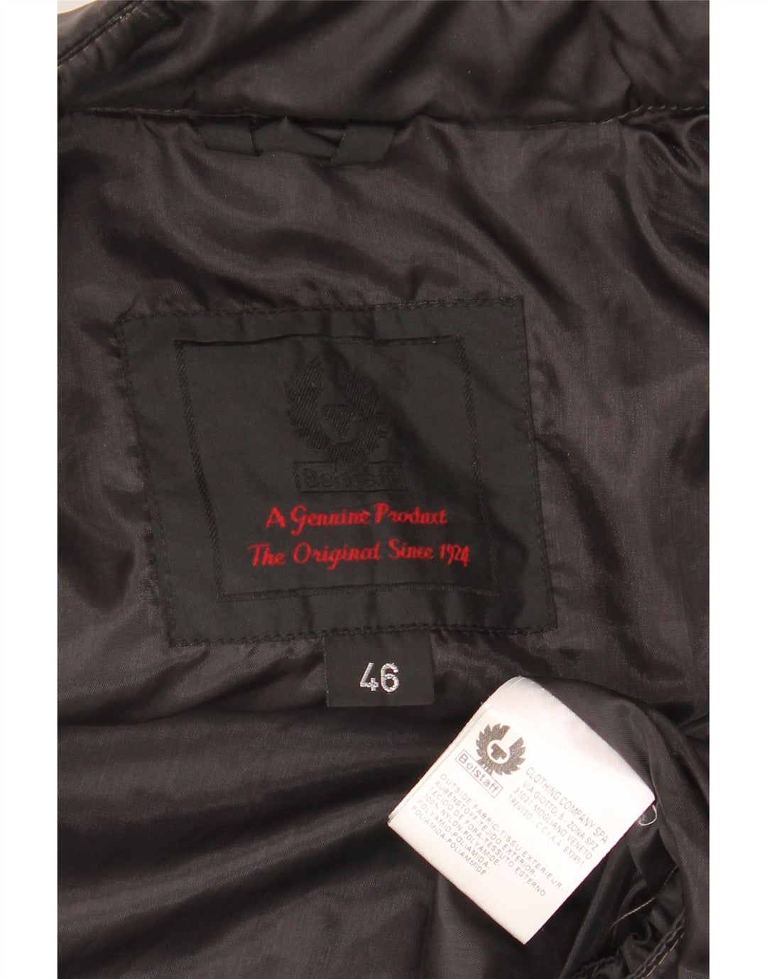 Giacca da motociclista da donna Belstaff IT 46 Large nera in poliammide