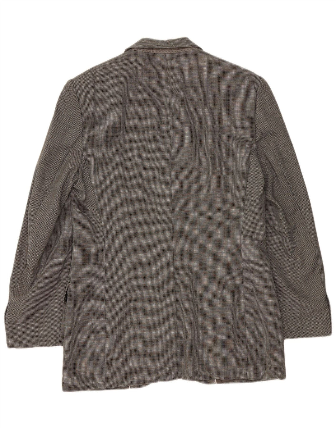 Giacca blazer da uomo a 3 bottoni Hugo Boss EU 50 grande lana grigia