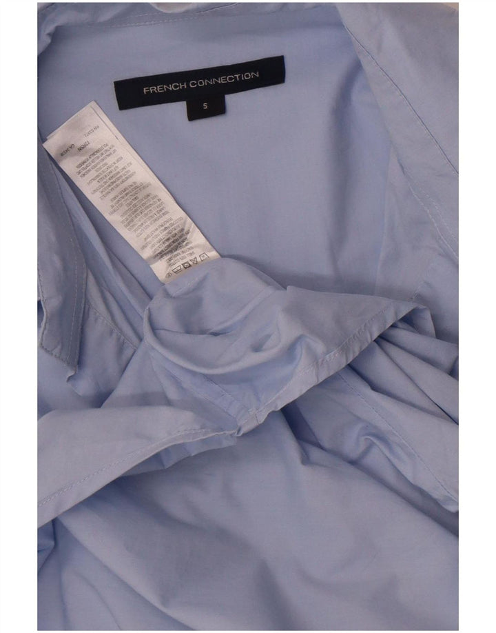 Camicia pullover con maniche a 3/4 da donna French Connection UK 10 piccola blu