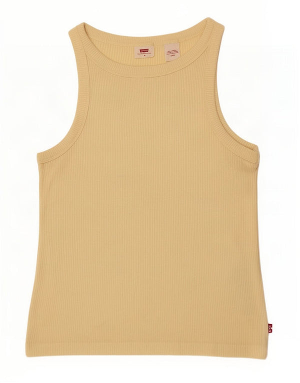 Canotta da donna Levi's UK 12 Medio Giallo Modal