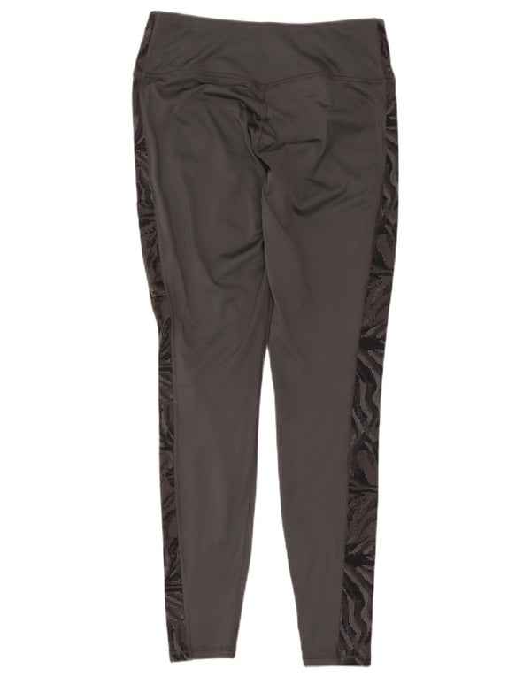Leggings Asics da donna UK 14 Poliestere con stampa animalier grigio medio