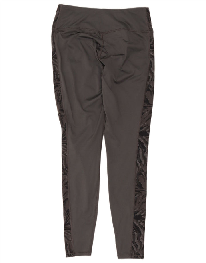 Leggings Asics da donna UK 14 Poliestere con stampa animalier grigio medio
