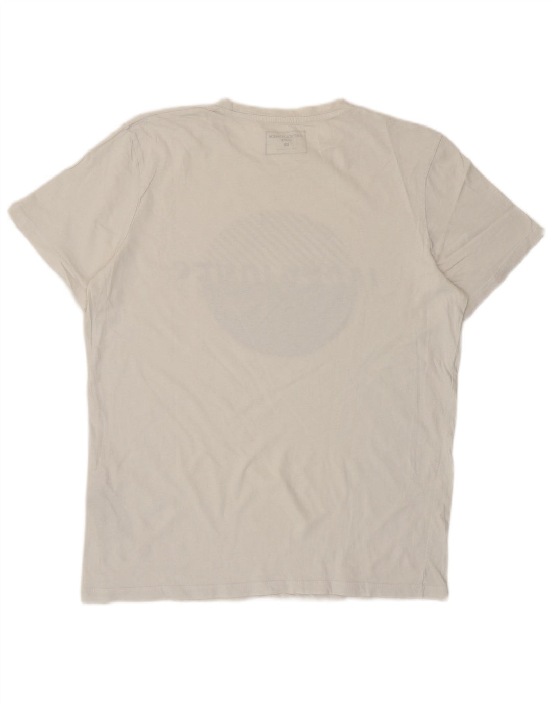 Jack & Jones T-shirt grafica da uomo grande in cotone bianco