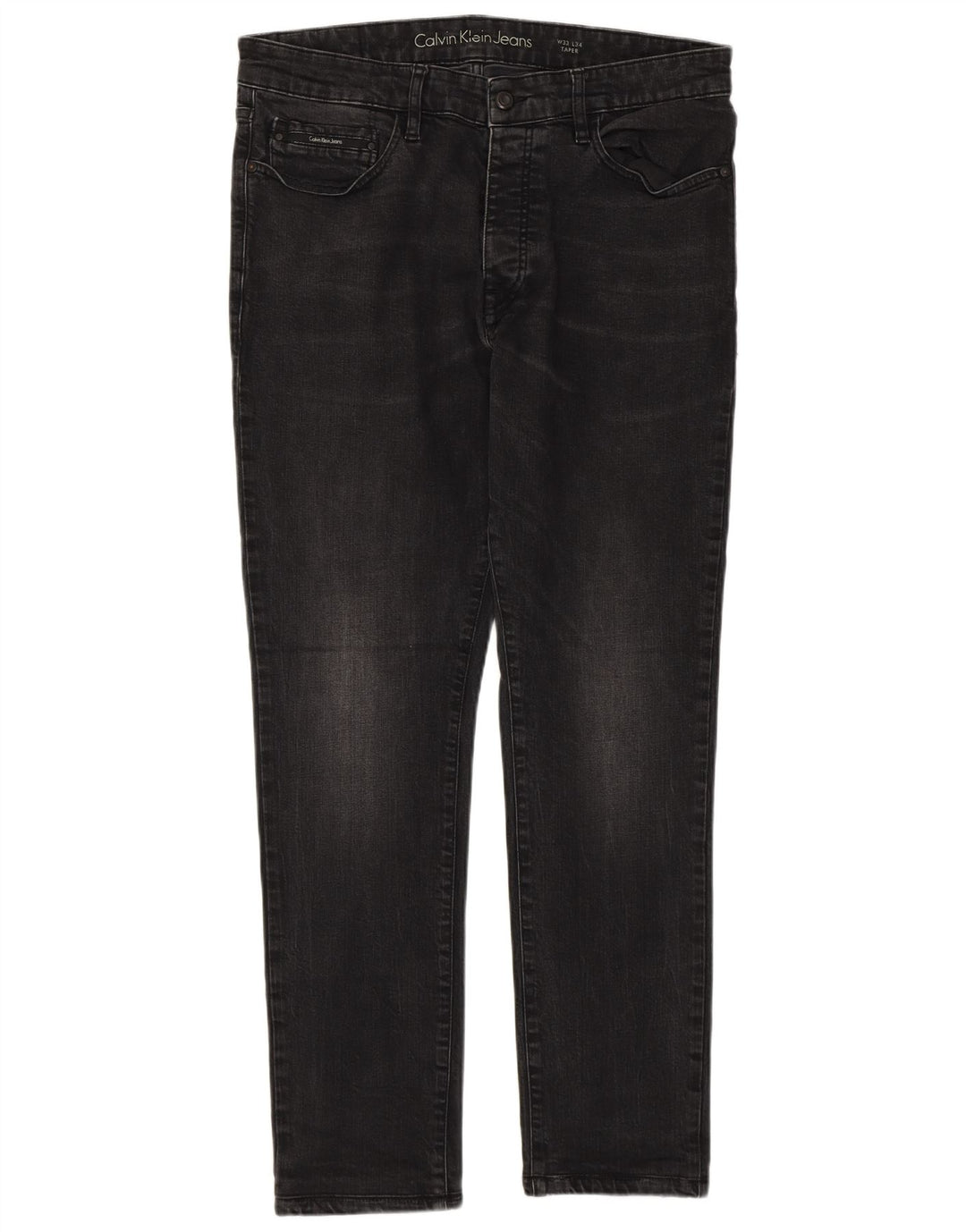 Jeans affusolati da uomo Calvin Klein W33 L29 cotone grigio