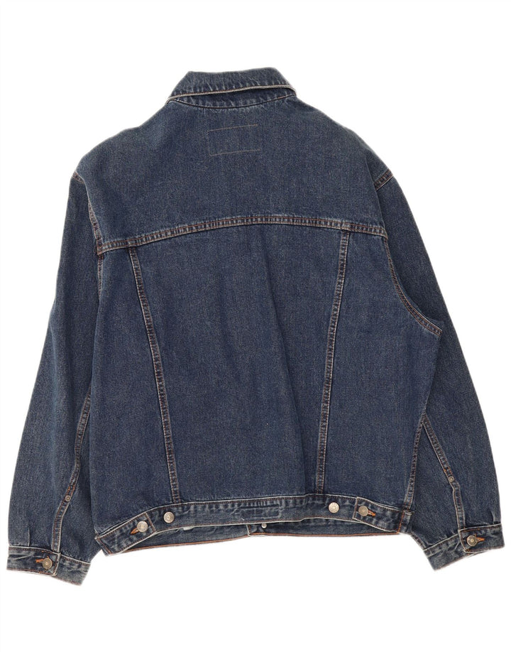 ESPRIT Mens Denim Jacket UK 42 XL Blue Cotton