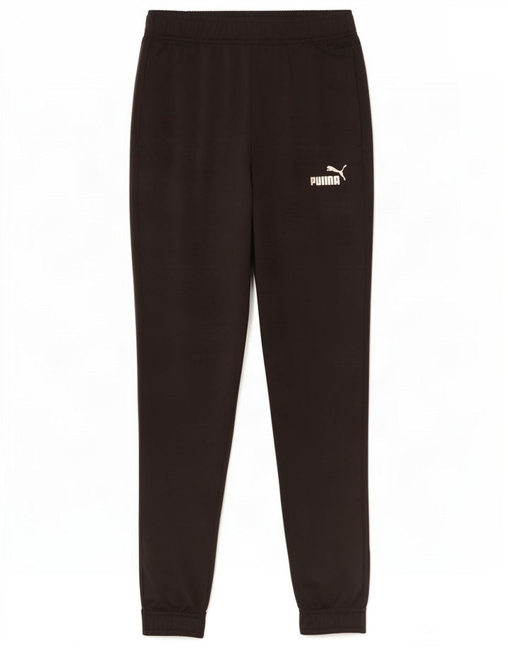 Pantaloni da tuta da uomo Puma Joggers piccoli in poliestere nero