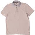 Polo da uomo Ted Baker taglia 3 media in viscosa bianca
