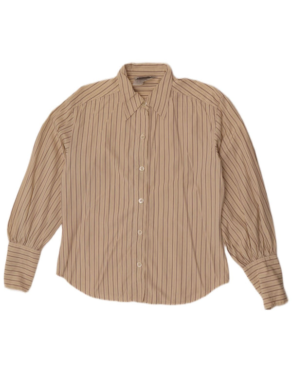 Camicia da donna Sportmax UK 14 a righe grandi beige
