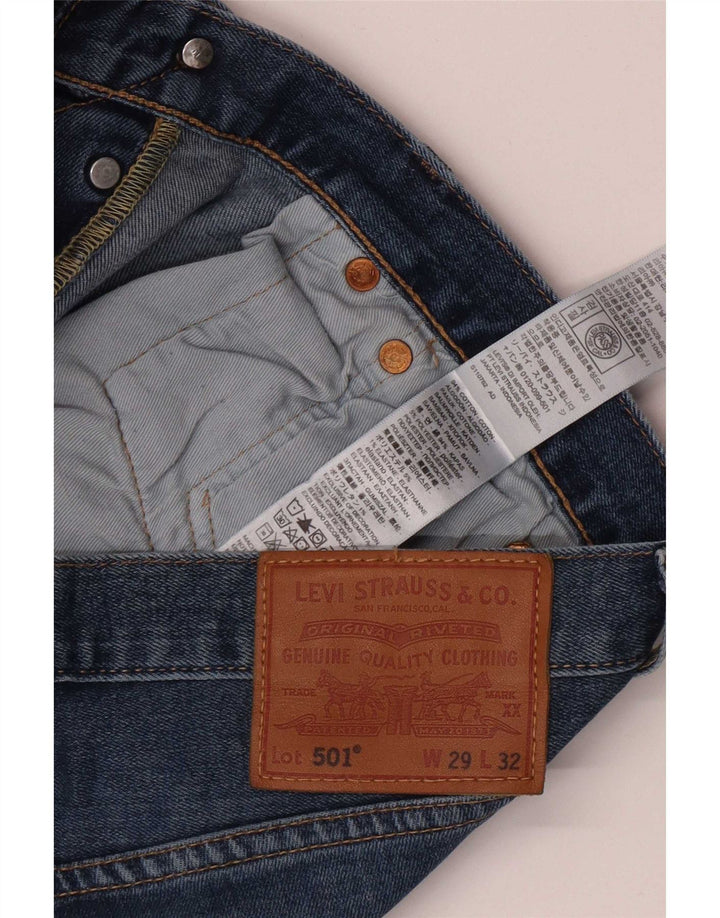 Levi's Uomo 501 Jeans dritti W29 L32 Cotone Blu