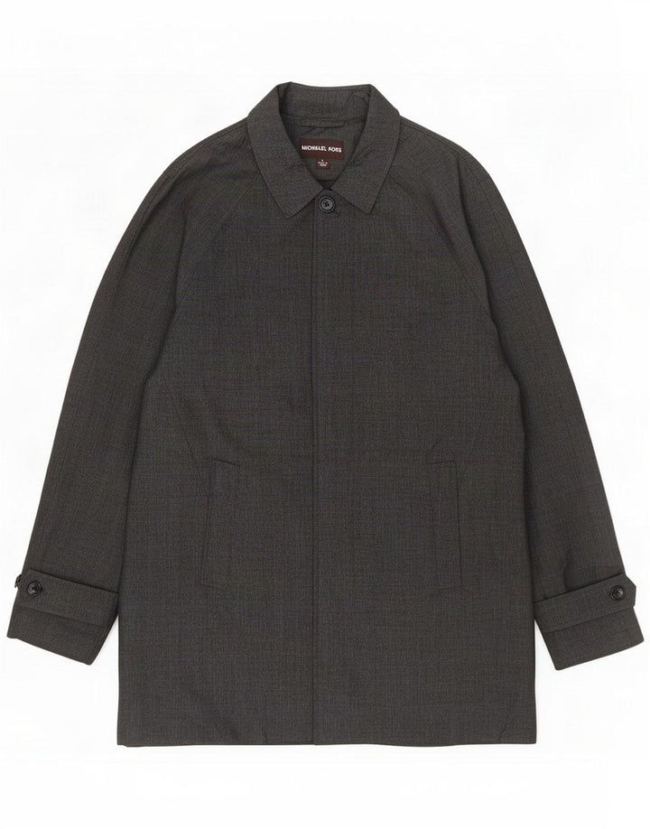 Michael Kors Cappotto da uomo UK 40 Large Grey Check Poliestere