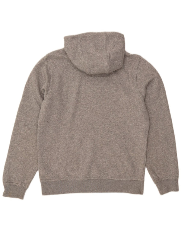 Felpa con cappuccio da uomo Nike Small in cotone chiazzato grigio