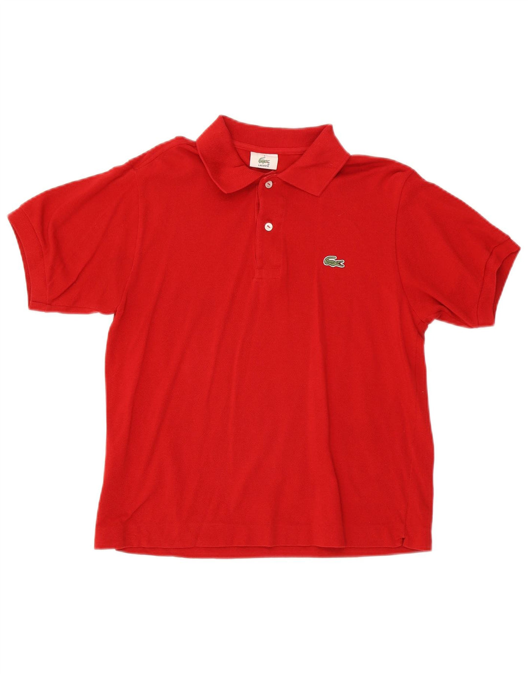 Polo da uomo Lacoste taglia 3 piccola in cotone rosso