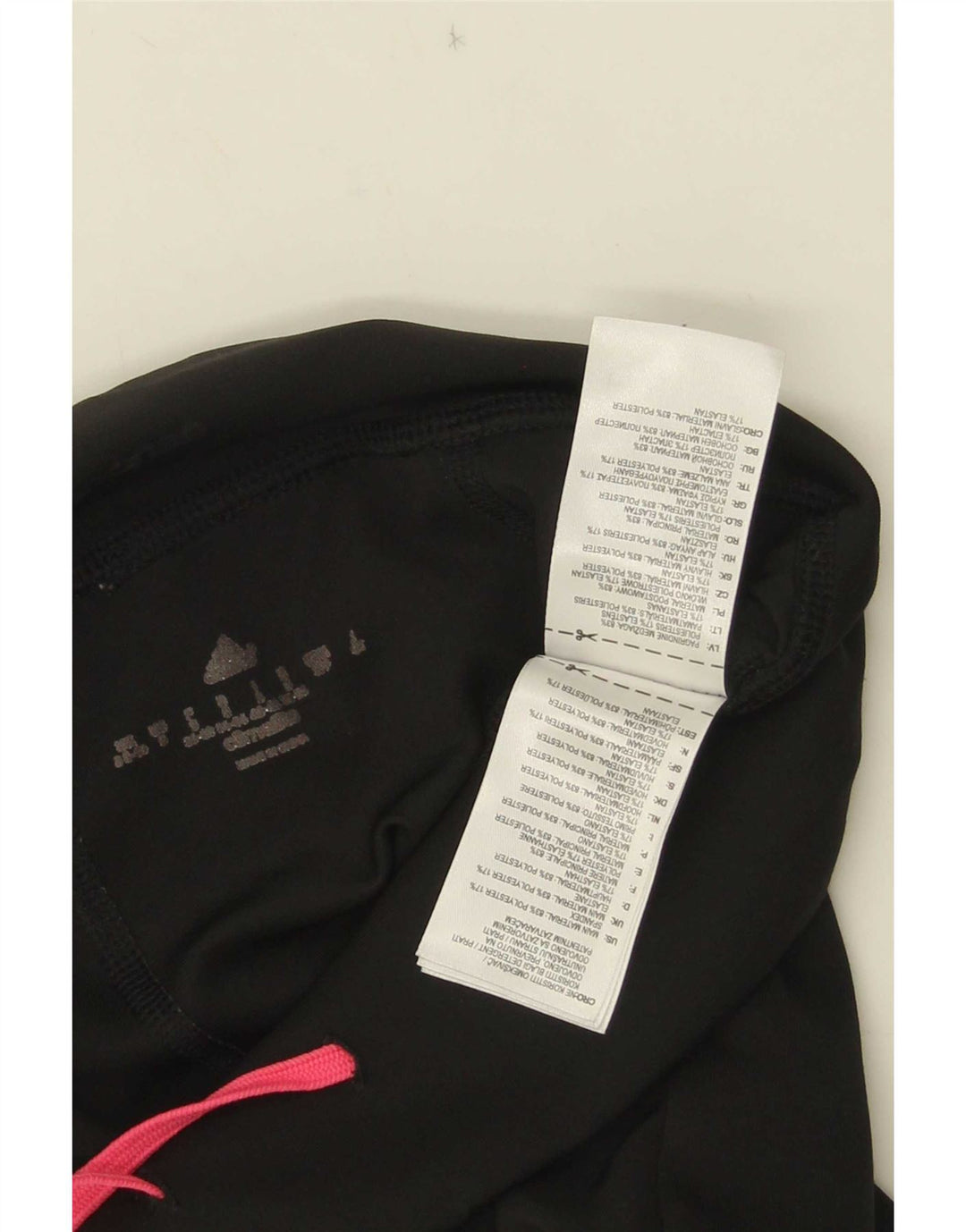 Leggings Adidas Climalite da donna UK 8/10 Piccolo poliestere nero