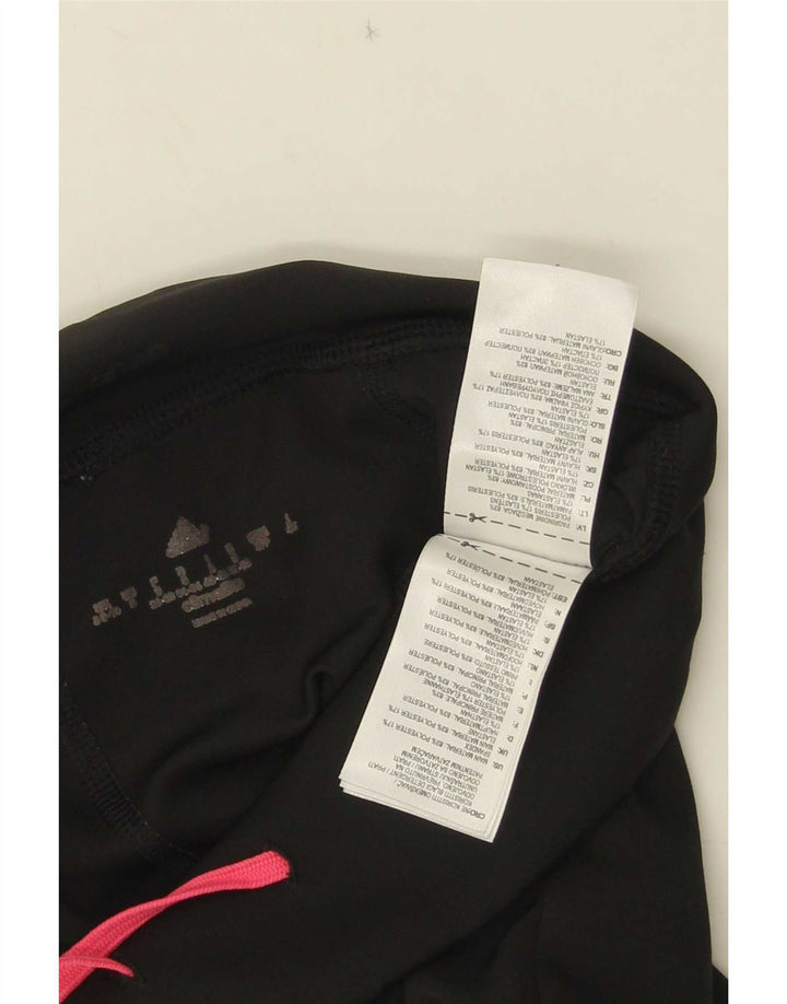Leggings Adidas Climalite da donna UK 8/10 Piccolo poliestere nero
