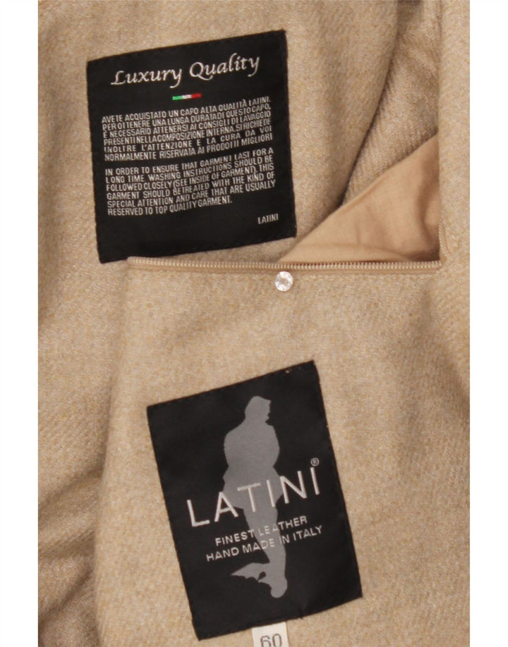 Giacca vintage in pelle scamosciata da uomo taglia 60 3XL in pelle marrone