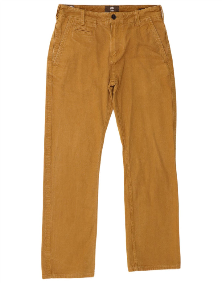 Pantaloni chino dritti da uomo Timberland W31 L30 Marrone