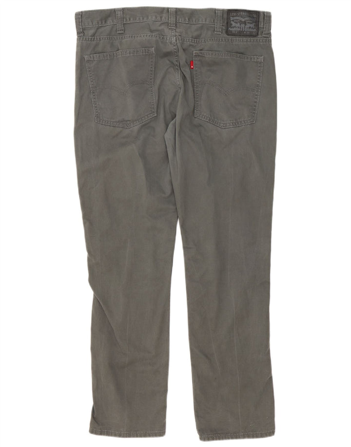 Levi's Uomo 511 Pantaloni Casual Slim W38 L32 Cotone Grigio