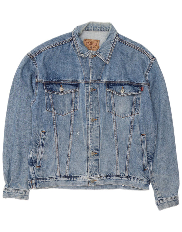 Casucci Giacca in denim da uomo UK 42 XL Cotone blu