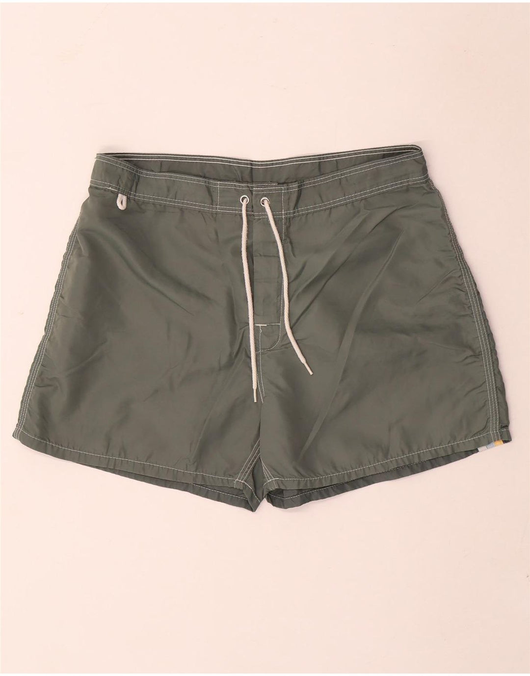 Pantaloncini da bagno da uomo Sundek in nylon grigio medio
