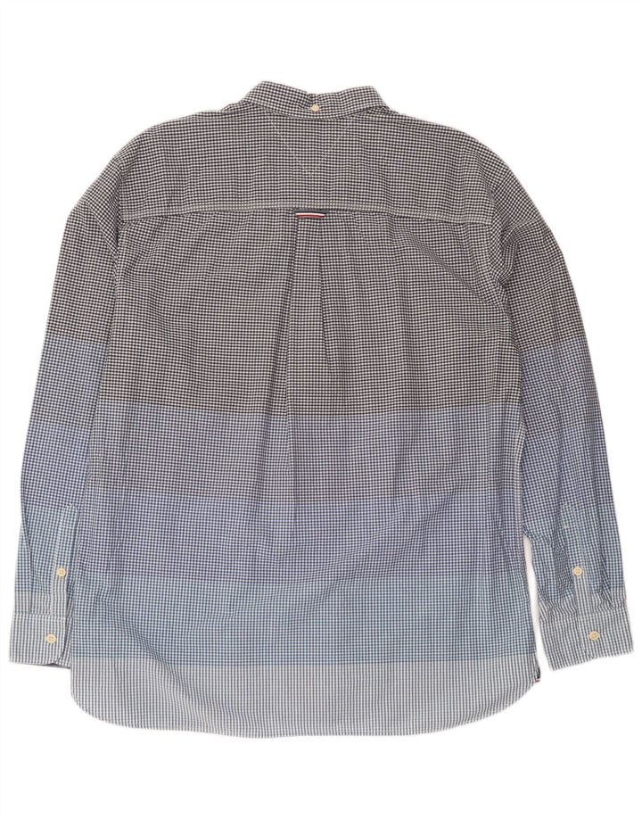 Camicia da uomo Regular Fit Tommy Hilfiger 2XL in cotone a quadretti multicolore