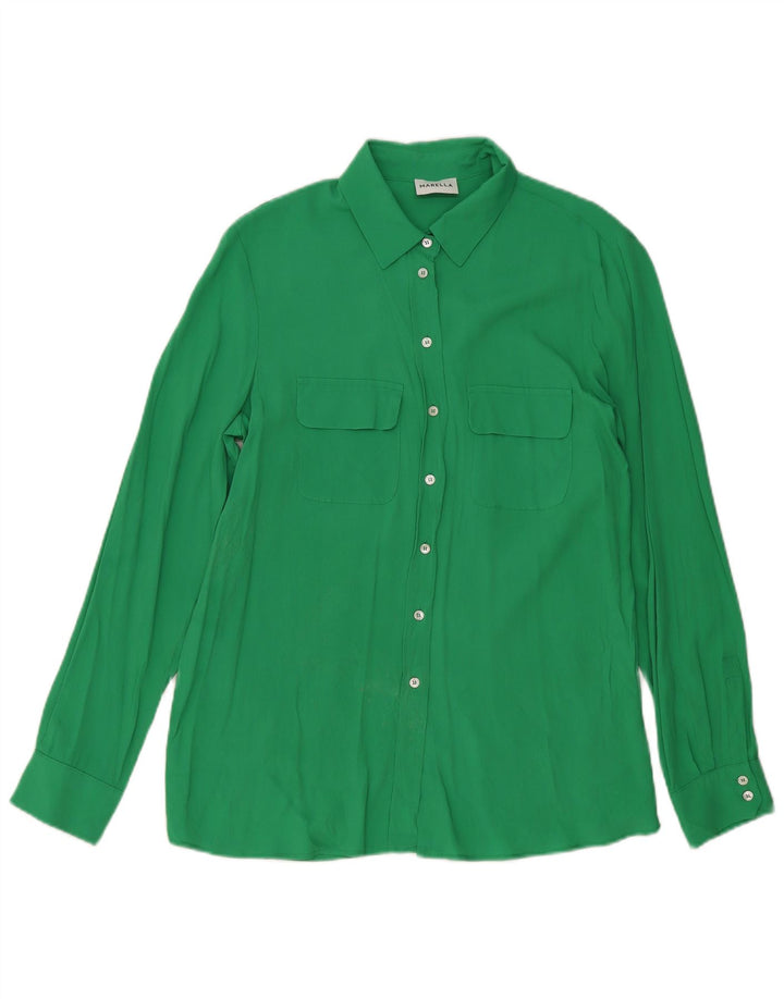 Camicetta da donna Marella UK 16 grande verde