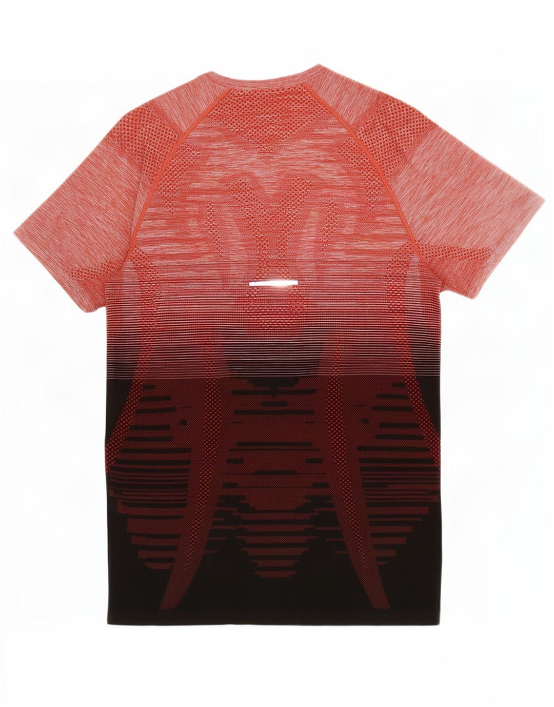T-shirt da uomo Asics Top rosso medio color block