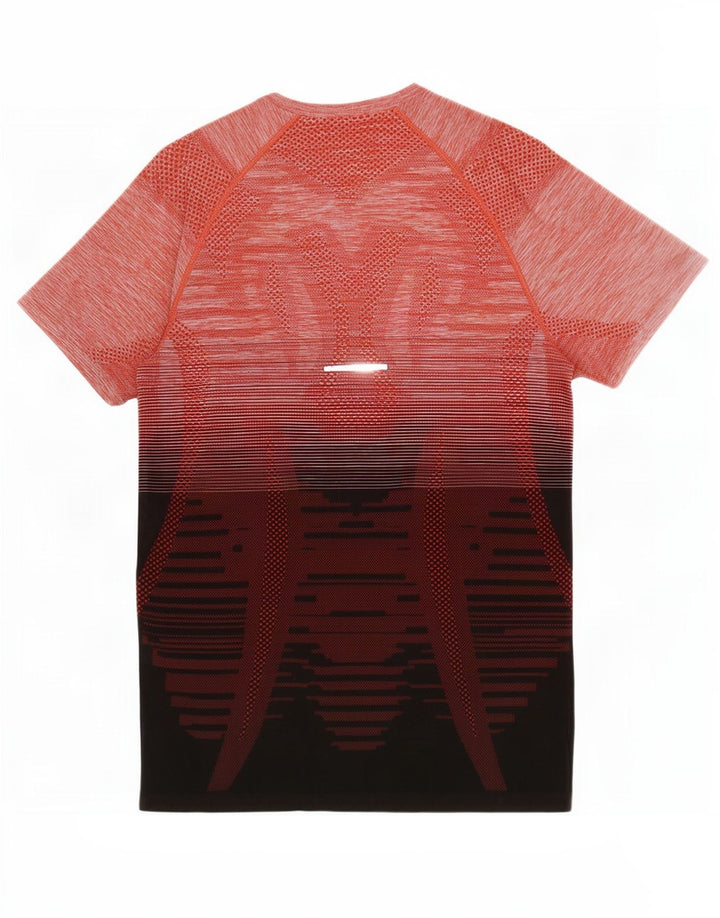T-shirt da uomo Asics Top rosso medio color block