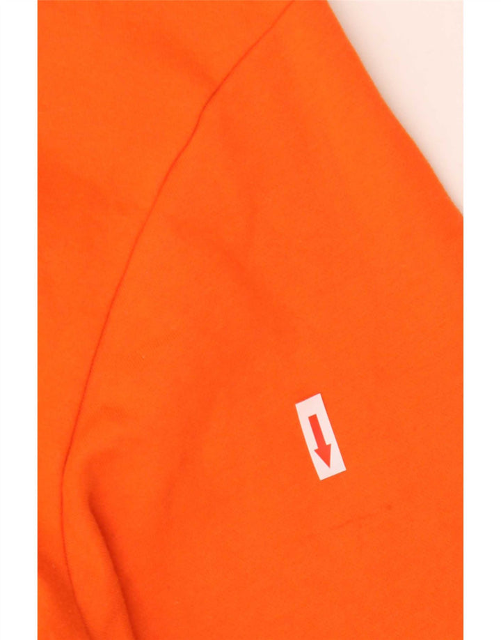 Felpa grafica da uomo Adidas Jumper 2XL Cotone arancione