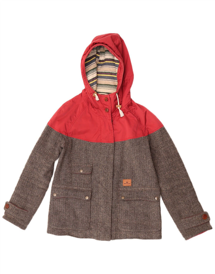 Giacca a vento con cappuccio da donna Museum UK 10 Small Lana color block grigio