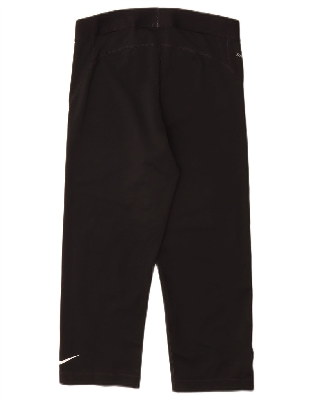 Leggings Capri grafici NIKE da donna Dri Fit UK 12 poliestere nero medio