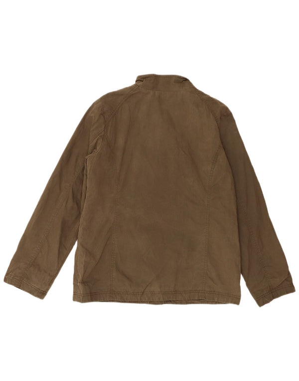 Giacca pratica da donna Boden UK 12 cotone kaki medio