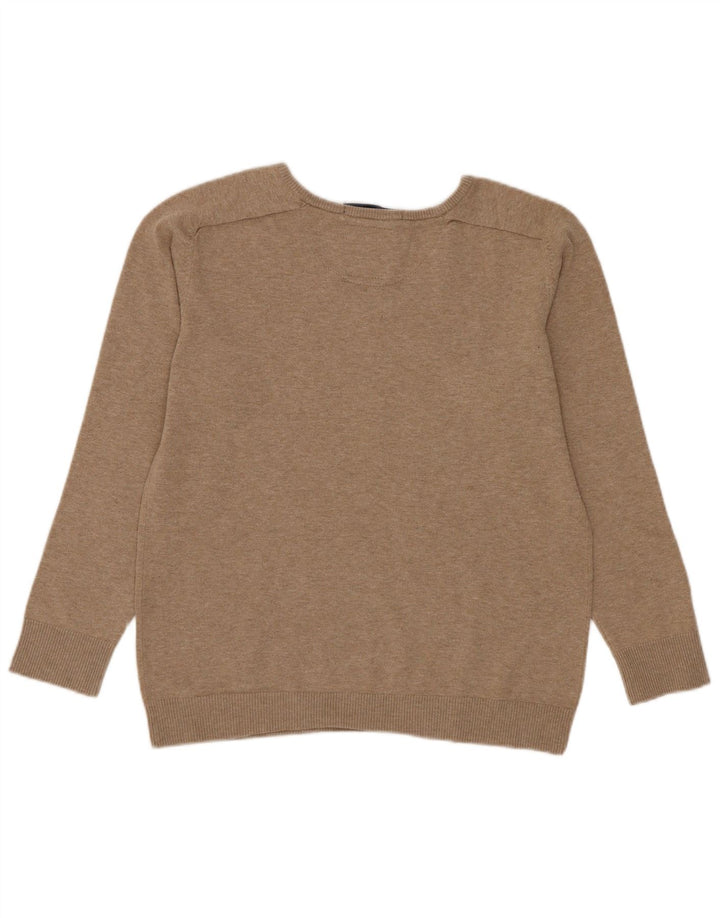 Maglione Zara da bambino con scollo a V 9-10 anni Beige