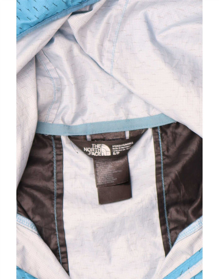 Giacca antipioggia da uomo con cappuccio The North Face piccola blu in poliestere