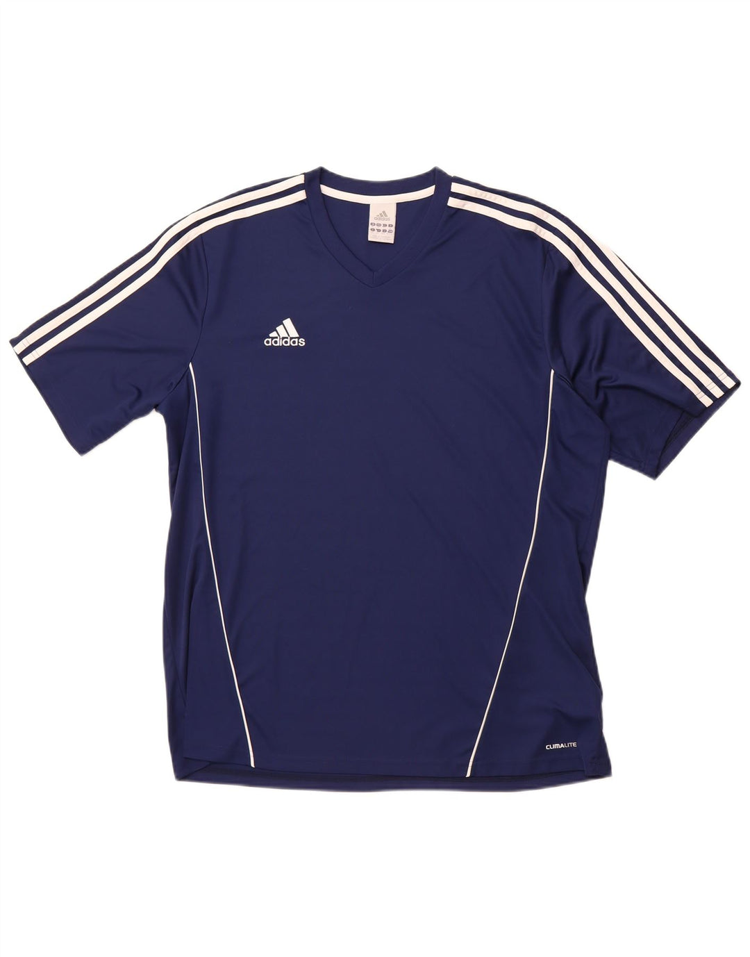 T-shirt ADIDAS da uomo Climalite Top XL poliestere blu navy