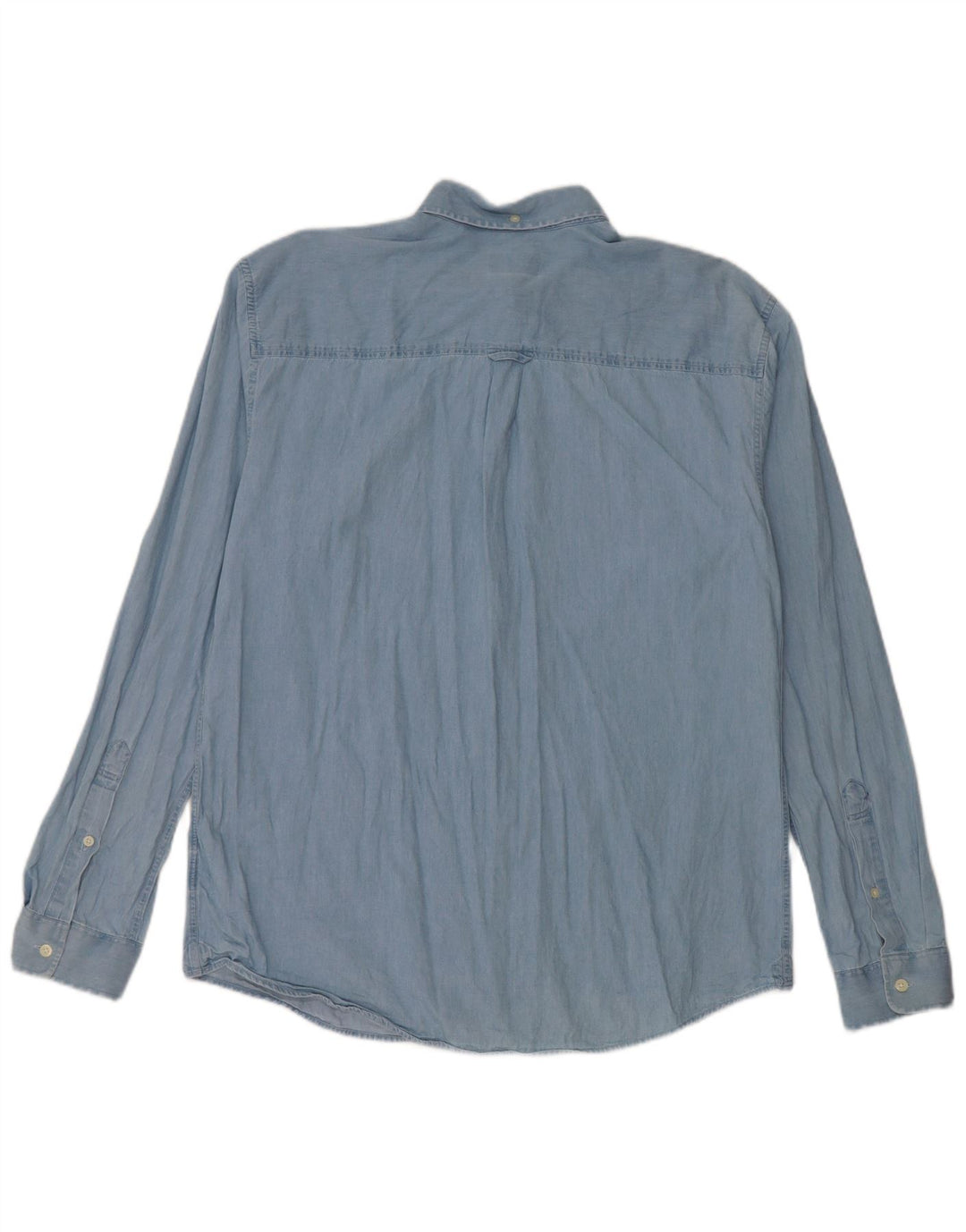 Camicia in denim dalla vestibilità rilassata da uomo Jack Wills in cotone blu medio