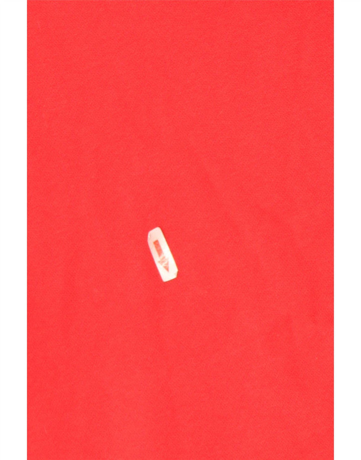 Maglia con cappuccio Nike da uomo in cotone rosso medio