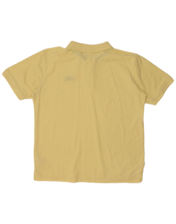 Polo da uomo Umbro XL in poliestere giallo