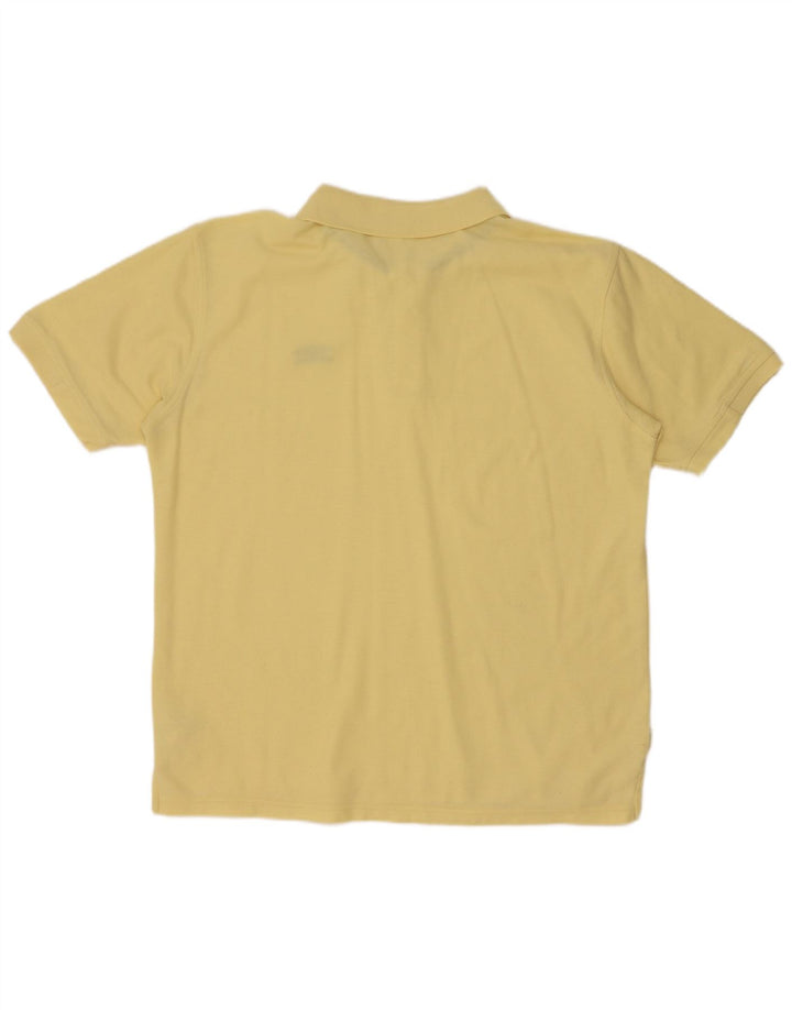 Polo da uomo Umbro XL in poliestere giallo