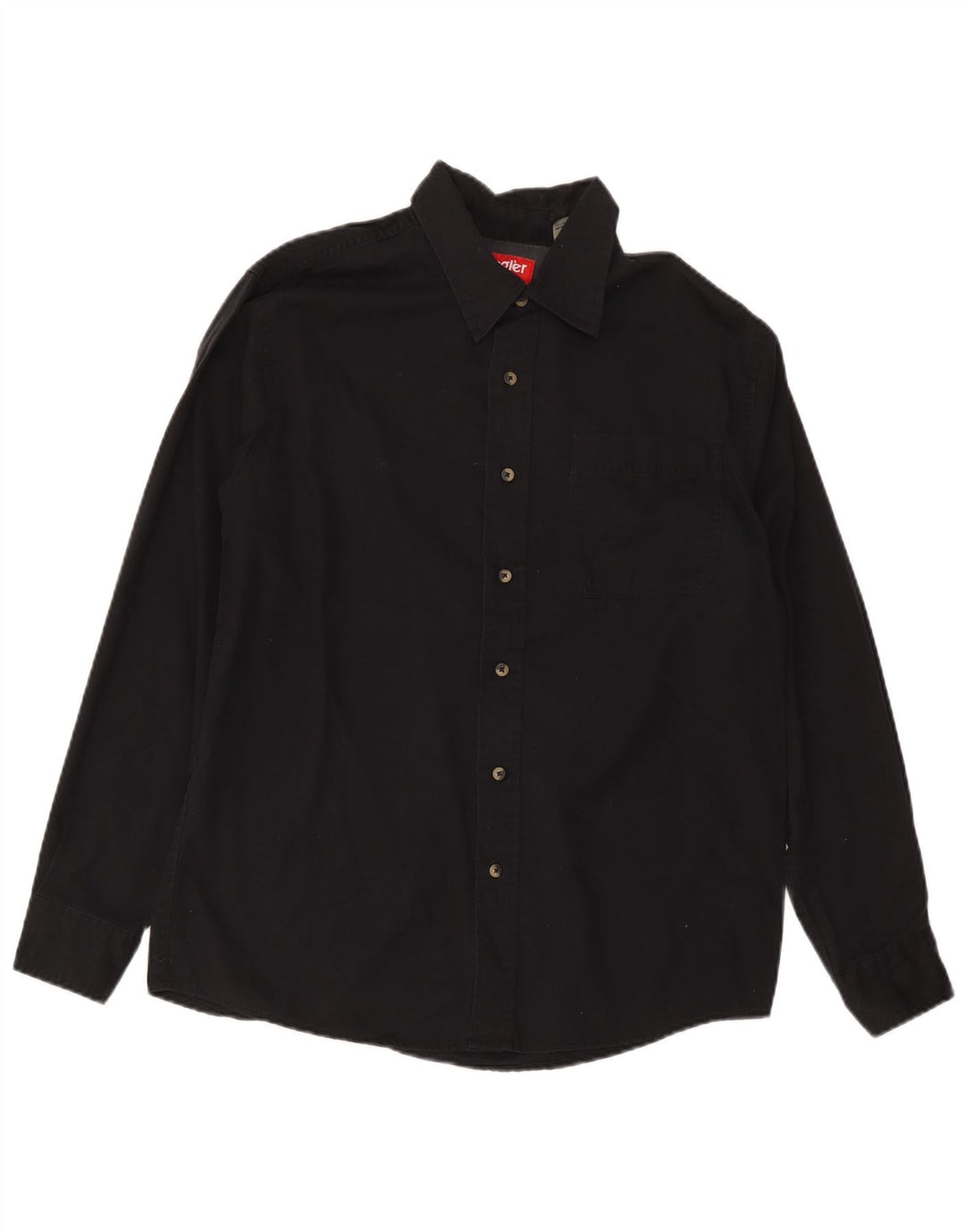 Camicia da uomo Wrangler in cotone nero medio
