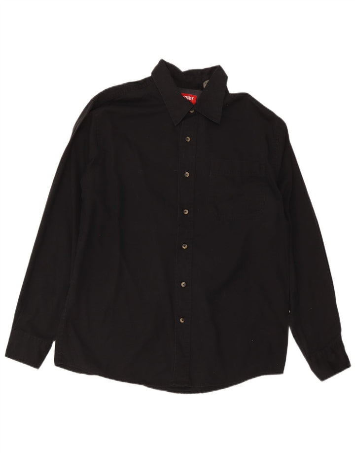 Camicia da uomo Wrangler in cotone nero medio
