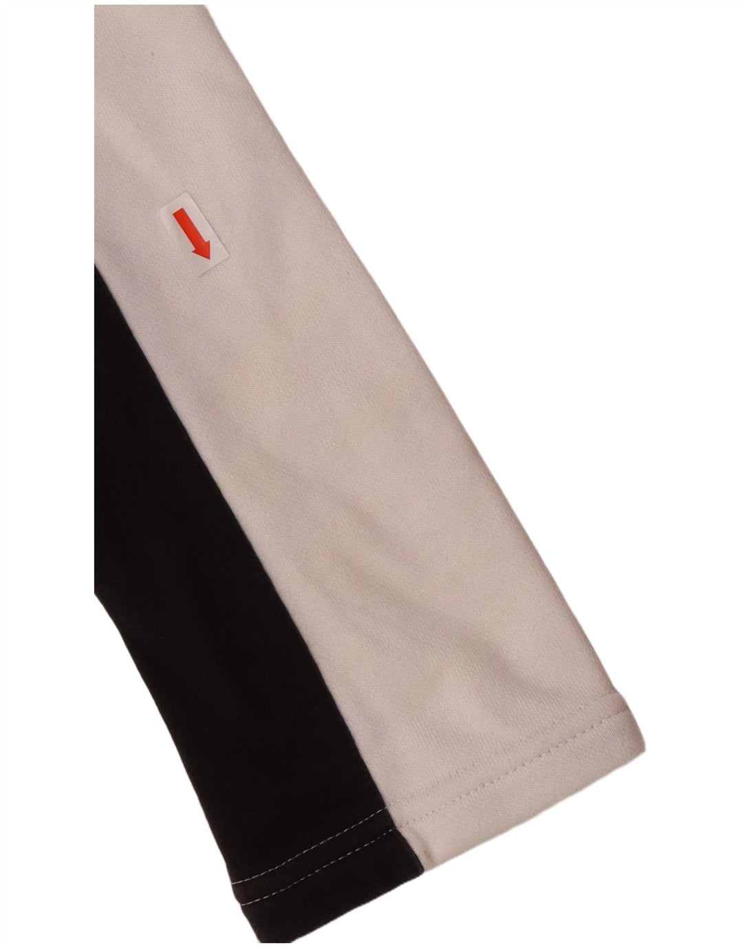 Felpa con grafica corta ADIDAS da donna UK 8 Small White Colourblock