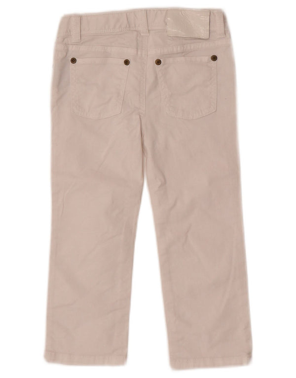 Pantaloni casual dritti per ragazze Ralph Lauren 4-5 anni W20 L15 cotone bianco