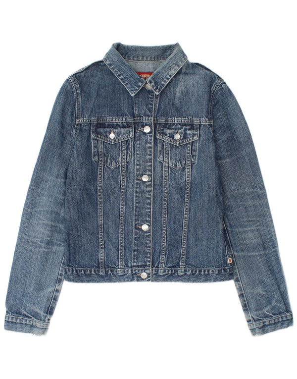 Giacca in denim da donna Carrera UK 12 cotone blu medio