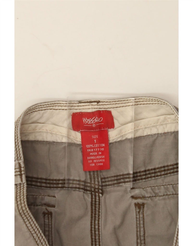 MOSSIMO Womens Cargo Capri Trousers UK 1 2XS W28 L18 Beige Cotton Vintage Mossimo and Second-Hand Mossimo from Messina Hembry 