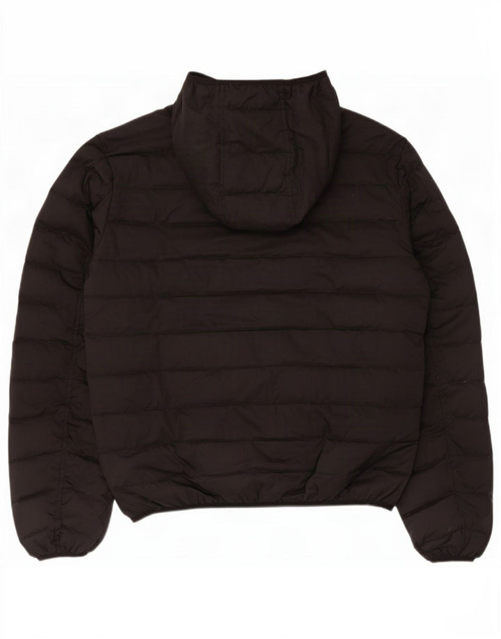 Giacca imbottita con cappuccio da uomo Diesel UK 42 XL poliestere nero