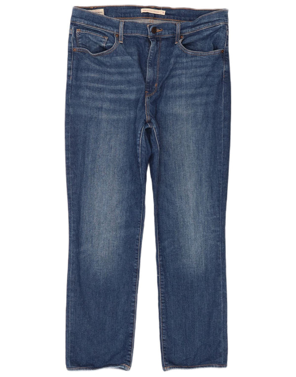 Jeans dritti a vita alta Levi's 724 da donna W32 L26 Blu
